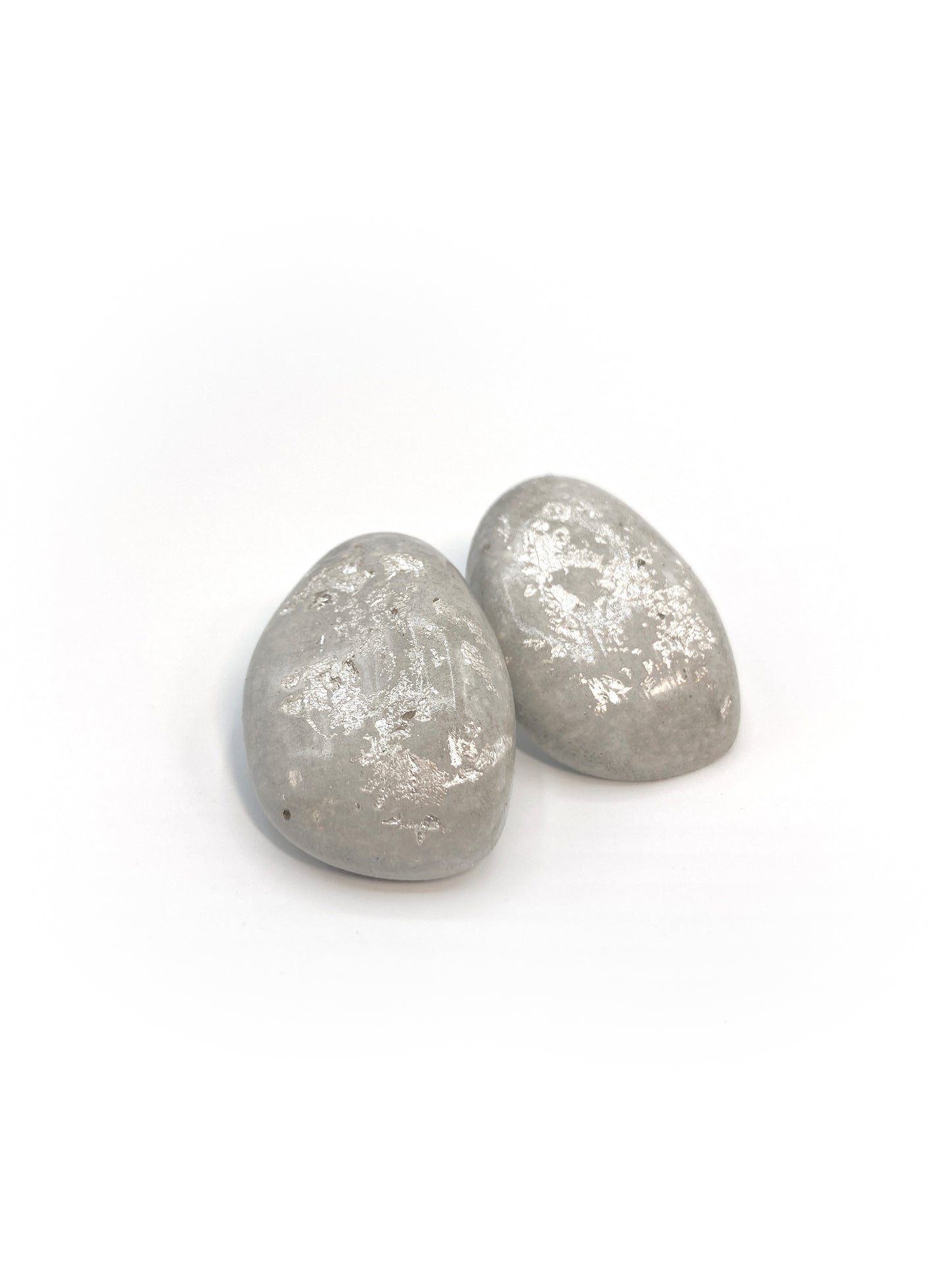 Cement Drops Silver Foil