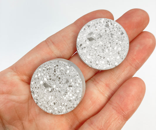 Round Terazzo Earrings