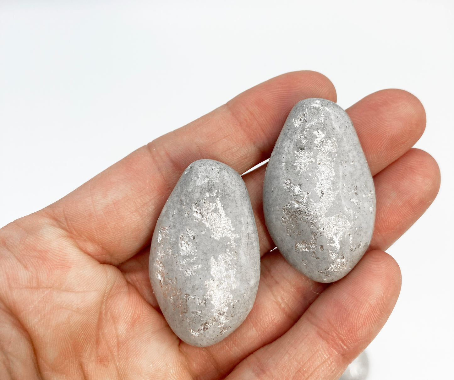 Cement Drops Silver Foil