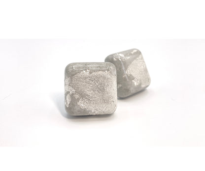 Cement Gem Silver Ring